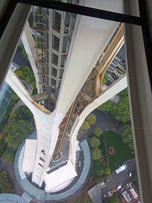 Space Needle view down