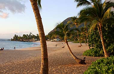 Oahu Papaoneone Beach Makaha