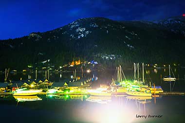 Kootenay Lake view from hotel room