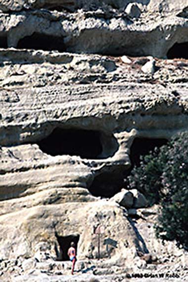 Crete, Matala caves