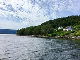 Newfoundland Brook Bay of Islands view