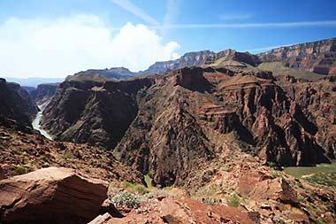 Grand Canyon Phantom Ranch Colorado River view