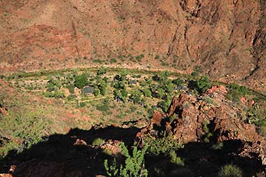 Grand Canyon Phantom Ranch trail view