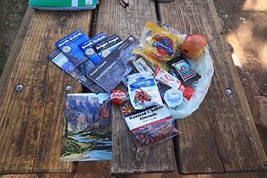 Grand Canyon Phantom Ranch lunch