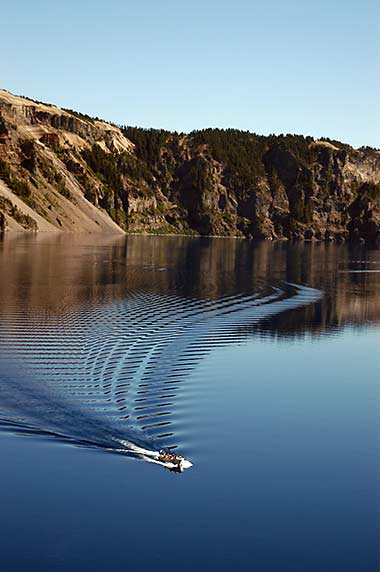 Crater Lake cruising