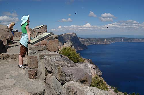 Crater Lake view from The Watchman overlook