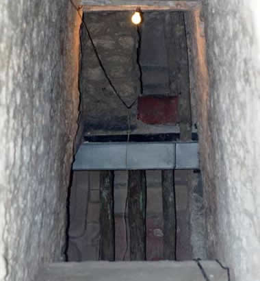 Mexico Calakmul Structure ii excavation tunnel