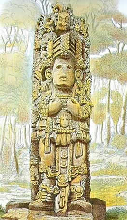 Honduras Copan Stela A