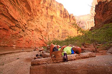 Rafting the Grand Canyon, side canyons