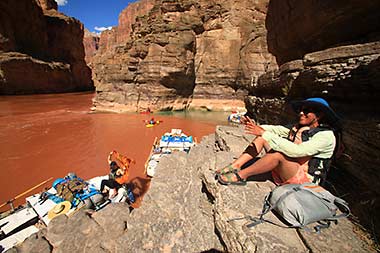 Grand Canyoon rafting, side canyons