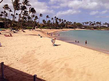 Napili Kai beach from bar