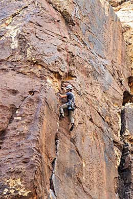 Las Vegas, climbing in Red Rock Canyon