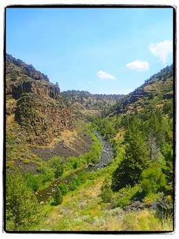 Oregon Steens Mountain stream