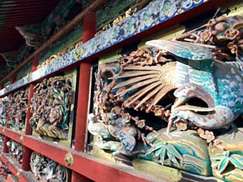 Yōmeimon Gate Carving in Nikkō Tōshōgū.