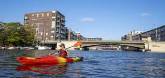 Kayaking on the Milwaukee River