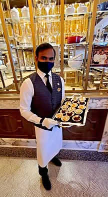 Snacks offered on the Majestic Princess