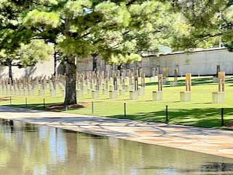 Field of Empty Chairs where the Murrah Federal Building once stood