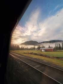 Amtrak in Edmonds, WA