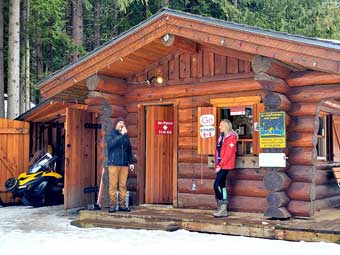 Cross country skiing at Lost Lake, Whistler