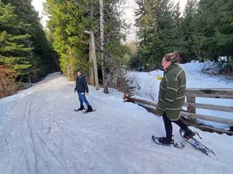 Cross country skiing at Lost Lake, Whistler