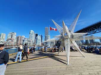 Granville Island stop on way to Whistler