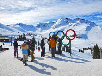 Whistler skiing