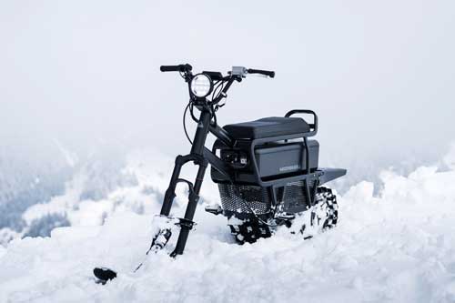 MoonBike electric snowcycle