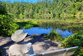 Washington State Fort Ebey State Park Lake Pondilla