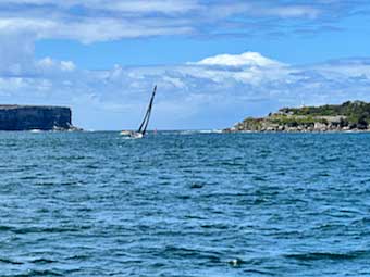 Sydney Harbour opening to the Pacific