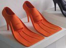 High heel swim fins