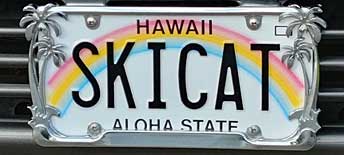 Hawaii license plate