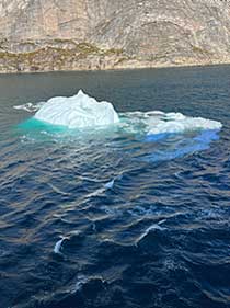 Greenland, Prins Christian Sund icebergs