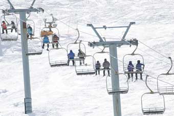 Warner Canyon skiing