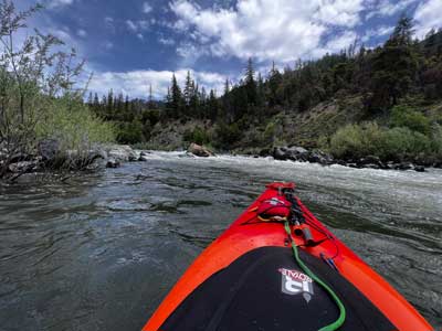 Klamath River, entering some rapids