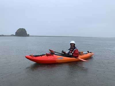 Klamath River rafting; made it to the Pacific