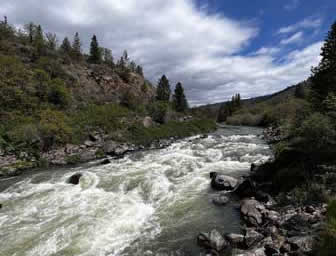 Klamath River, watching the Klamath flow