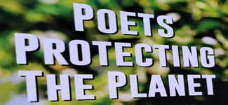 Poets Protecting the Planet sign