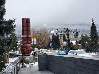 Whistler totem statue