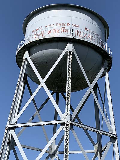 Alcatraz water tank