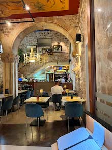 Interiors of Diocletian’s Palace coffee shop