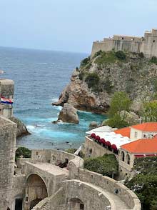 Dubrovnik rooftop view