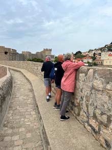 Walking the walls of Dubrovnik