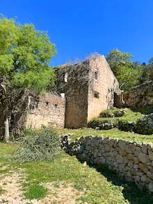 The abandoned village of Malo Grablje on Hvar