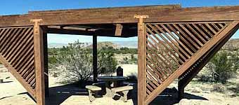 Palm Desert trail shelter