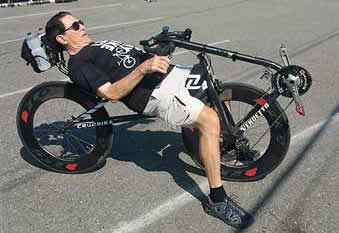 Author on Vendetta Cruzbike