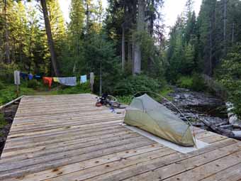 Bike Oregon, Klamath Basin camping