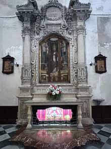 Ortigia duomo chapel relics