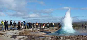 Iceland geyser