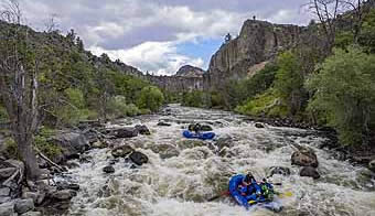 "New" Klamath rafting, Kikaceki Falls